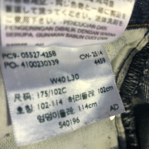 Men’s Levi’s Straight Leg Medium Wash Denim Jeans - Picture 8 of 8